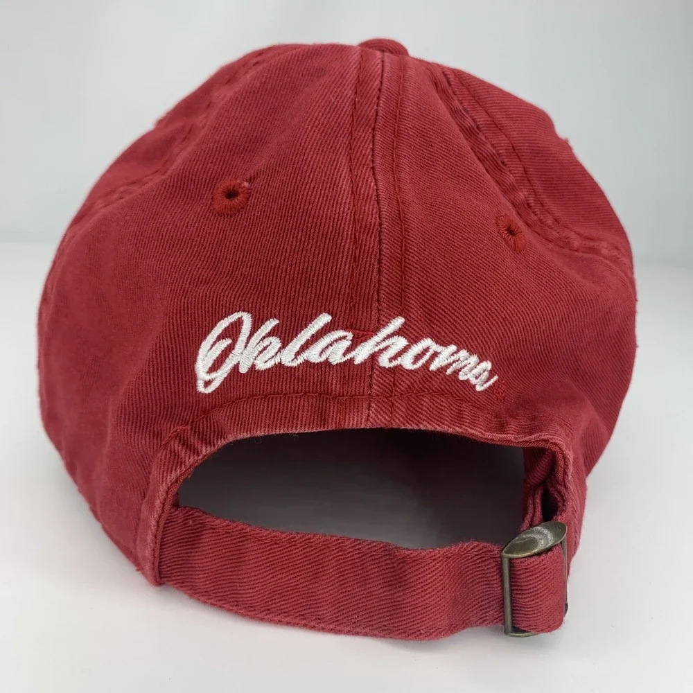 OU Oklahoma Sooners Hat YOUTH Girls Adjustable Strapback Glitter Sparkle TOW Cap